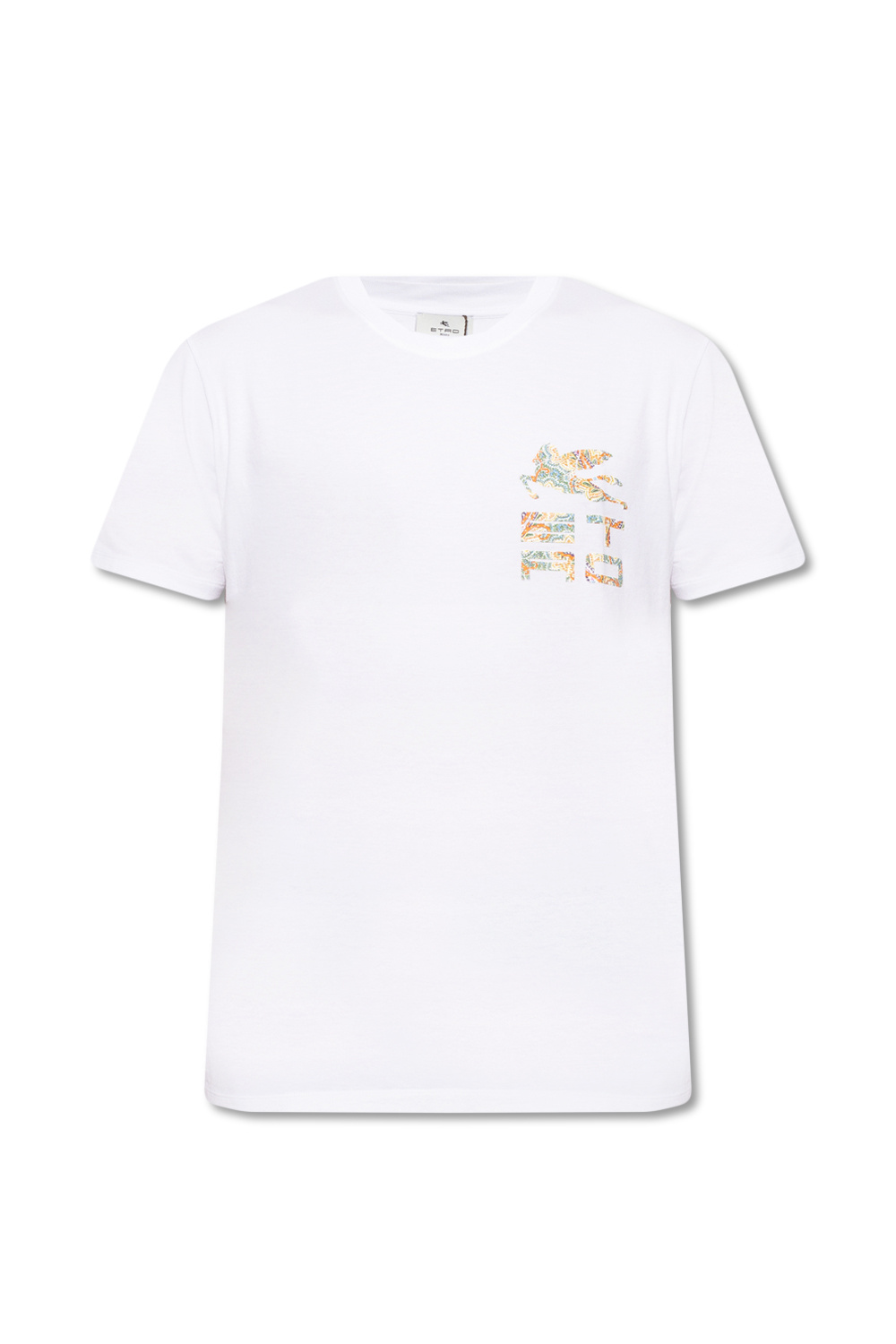 T-shirt with logo Etro - IetpShops Norway